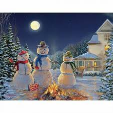{{ errors.first('subscribe.email') }} thank you for subscribing! Lang Boxed Christmas Cards Moonlit Snowmen Sam Timm