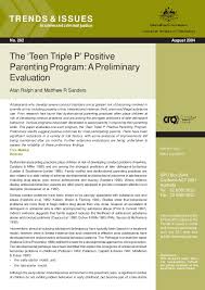 Towards an empirically validated multilevel parenting and family support strategy for the prevention of behavior and . Pdf The Teen Triple P Positive Parenting Program A Preliminary Evaluation Alan Ralph Academia Edu