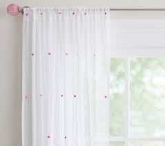 Shop pottery barn for sheet sets essential to a comfortable retreat. Hearts Kids Sheer Curtain Pottery Barn Kids