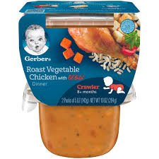 Gerber 3rd Foods Roasted Vegetable Chicken Dinner Lil Bits 10oz 2pk Garden Grocer