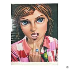 Blair Bradshaw Contemporary Signed Flag Artwork