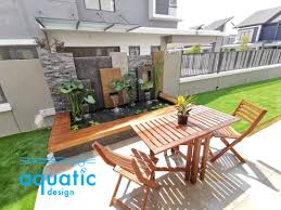 This dining patio designed by heather hilliard is ideal for outdoor celebrations while that canopied daybed beyond is great for casual lounging—not to mention, it adds tons of intrigue to the lawn, which would otherwise be an empty. Aquatic Design Malaysia Home Facebook
