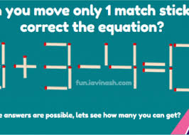 Solve this whatsapp puzzle if you are a genius! Matchstick Puzzle Archives Fun Iavinash Com