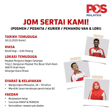 Prosedur operasional standar pos ujian akhir madrasah bertandar nasional (uambn) tahun pelajaran 2019/2020 disusun sebagai acuan penyelenggaraan uambn tahun 2020. Pejabat Pos Kota Kinabalu