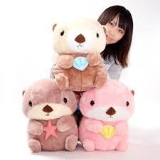 Mucchiri Rakkun Otter Plush Collection Big Cute Stuffed Animals Cute Plush Kawaii Plush