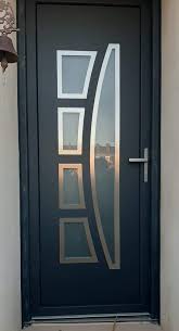 Porte entree alu gris anthracite. Au Portail Bleu Porte D Entree Aluminium Grise Anthracite Facebook