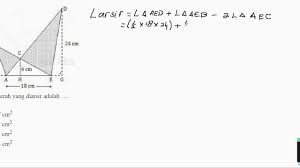 Untuk menyelesaikan soal tersebut, yang harus dilakukan adalah menambahkan luas persegi (kiri) dengan luas lingkaran (kanan). Luas Daerah Yang Diarsir Adalah Youtube