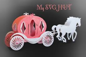 Download 3d Svg Pdf Princess Carriage Svg Digital Download Etsy Princess Carriage Paper Crafts Digital Download Etsy