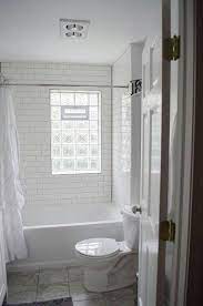 White subway tile bathroom subway tile showers small bathroom with shower shower tiles bathroom ideas bathtub tile bathroom updates clean white subway tile transforms spaces — all in such a timeless way. Pin By T D On For The Home Window In Shower Simple Bathroom Remodel Bathrooms Remodel