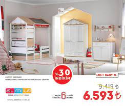 kahramanlara ozel kampanya tum urunlerde 3 0 indirim pesin fiyatina 6 taksit imkani bebek cocuk ve genc odalarinda 5 0 0 furniture home loft bed