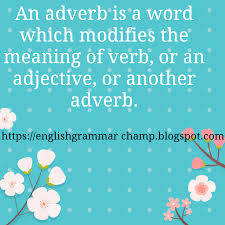 Drive the car slowly unless you want to die. What Is An Adverb Easy English