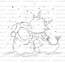 You don't need expensive or complicated software to do this as it can all be easily achieved in a basic word document. Digi Digital Stamps Cute Digital Stamp Card Making Crafting Stamp Dragon And The Snowman Drawing Illustration Art Collectibles Vadel Com