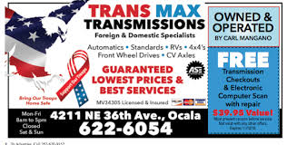 Trans Max Transmissions Transmission