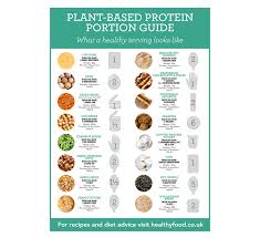 Plant Based Protein Portion Guide Healthy Food Guide