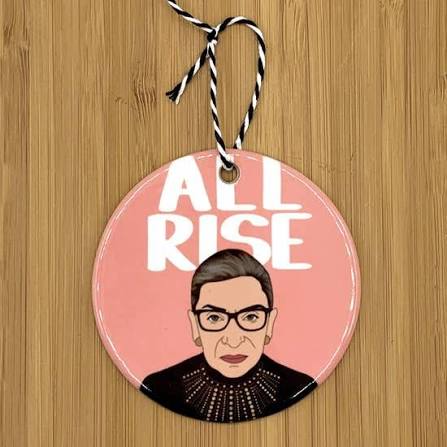 Citizen Ruth - RBG All Rise Ornament - Town Wharf General Store