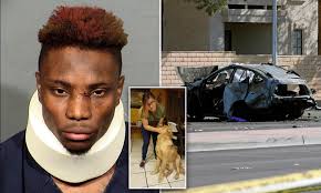 Las Vegas woman burned to death after ex Raiders' star smashed into her car  with his Corvette