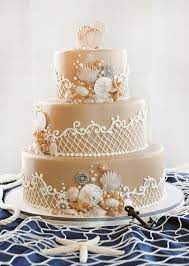 Disney Princess Weddings Irl 18 Ariel Inspired Ideas Beach Theme Wedding Cakes Beach Wedding Cake Themed Wedding Cakes