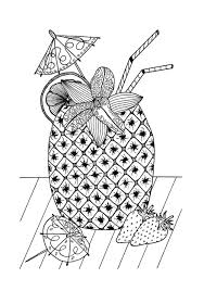 Tropical Island Cocktail Coloring Page Summer Coloring Pages Coloring Pages Inspirational Beach Coloring Pages