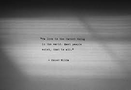 Living. Existing. Oscar Wilde. | Quotes | Pinterest | Oscar Wilde ... via Relatably.com
