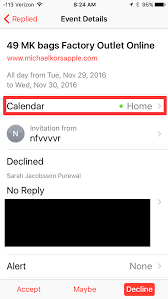 How To Deal With Iphone Calendar Spam Cnet