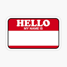 4.5 out of 5 stars 2. Funny Hello Name Tag Stickers Redbubble