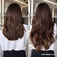 20 Classic Chocolate Brown Clip Ins 20 220g In 2020 Brown Hair Shades Brown Hair Colors Coffee Hair