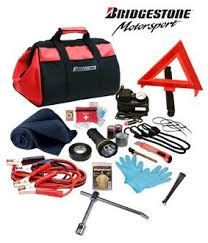 Bridgestone Introduces It S Heavy Duty Car Emergency Kits For Safety And Security For Any Roadside Emergency T Car Emergency Kit Emergency Kit Car Safety Tool