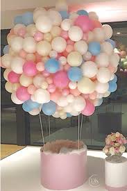 23 cute balloon decorations for baby showers. Amazing Baby Shower Decorations On A Budget Hot Air Balloons Diy Hot Air Balloons Hot Air Balloon Baby Shower Hot Air Balloon Decorations