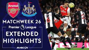 Arsenal will be aiming to return to winning ways in the premier league when they lock horns against newcastle united at the emirates stadium on monday. Arsenal V Newcastle Premier League Highlights 2 16 2020 Nbc Sports Youtube