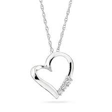 Robot Check Diamond Heart Heart Pendant Diamond Heart Shaped Necklace