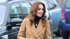 Msgm camel coat with belt. Kate Middleton Styles A Classic Coat In A Fresh New Way Vogue
