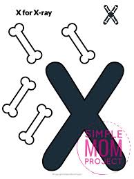 Rainbow alphabet printable letters this post comes from a request from a reader, who was looking for a printable alphabet set in color rather than black and white. Free Printable Letter X Craft Template In 2022 Letter X Crafts Free Printable Letters Printable Letters