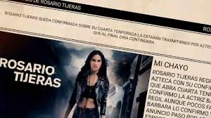 Está basado en el libro del mismo nombre escrito por jorge franco.esta protagonizada por maría fernanda yepes como el personaje titular junto con andrés sandoval y sebastián martínez. Rosario Tijeras 4 Confirmado Youtube