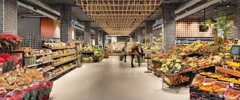 Food Store In 2020 Supermarket Design Retail Lighting Store Design Interior