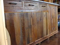 reclaimed barnwood kitchen cabinets