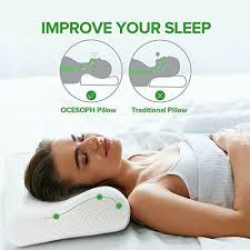 Having to deal with neck pain all day can be really frustrating. Neck Pillows For Sleeping Memory Foam Pillow Cervical Pillow For Neck Pain Rel For Sale Online