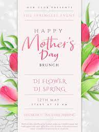 Download 37,949 mothers day invitation stock illustrations, vectors & clipart for free or amazingly low rates! Vector Illustration Of Mother S Day Invitation Party Poster Template Royalty Free Cliparts Vectors And Stock Illustration Image 124151550