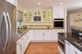 A Kitchen Remodel In San Diego California Was Designed With The Farmington Door Style In Maple Finished In Whit Classy Kitchen Kitchen Remodel Custom Kitchens