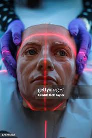 Radiographer at St Thomas' Hospital Dan Hodson examines a wax-work... News  Photo