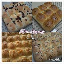 Variety Of Loyang Bread Food Baking Roti