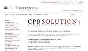 Последние твиты от cpb software (@cpb_software). Cpb Software Ag Archives Finovate