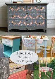Give an old thrift store plate new life with decoupage. Decoupage Furniture Projects 15 Unique Ideas Mod Podge Rocks