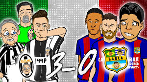12/09/2017 uefa champions league game week 1 ko 20:45 venue camp nou (barcelona). 3 0 Juventus Vs Barcelona Champions League 2017 Quarter Final 1st Leg Parody Youtube