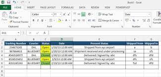 Create Auto Courier Tracking In Excel Vba By Crazy Itsme Fiverr