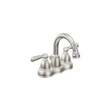 Free shipping over $99 · expert customer service · showroom quality Moen Ws84913srn Spot Resist Brushed Nickel Banbury Double Handle Centerset Bathroom Faucet Valve Included Faucetdirect Com