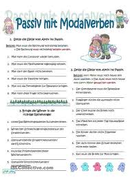 Passiv Mit Modalverben Deutsch Lernen Modalverben Verben
