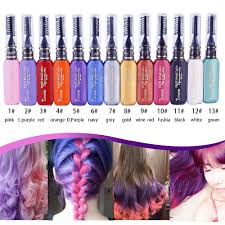 They don't contain the same kind of harsh chemicals found in permanent dyes, says fae norris, a stylist at karu salon in austin. Hair Color Dye Temporary Non Toxic Washable One Time Hair Dye Crayons Hair Coloring Wax