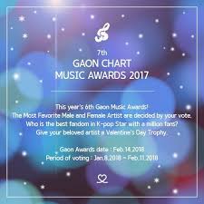 7th Gaon Chart Music Awards Voting Update Armys Amino