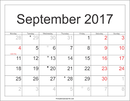 September 2017 Calendar With Holidays Http Socialebuzz Com September 2017 Calendar Printable Template Calendar Word November Calendar 2018 Calendar Template