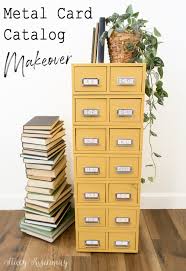 Get fresh design ideas and inspiration from our design blog. Metal Card Catalog Makeover Stacy Risenmay